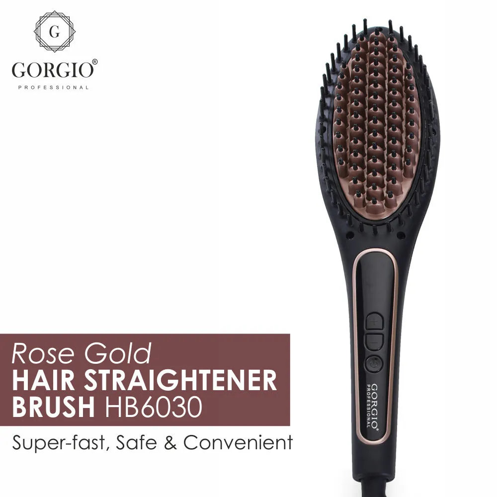 Gorgio Professional Hair Straightener Brush HB6030