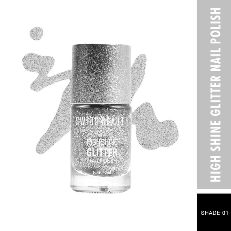 Swiss Beauty High Shine Glitter Nail Polish - 1