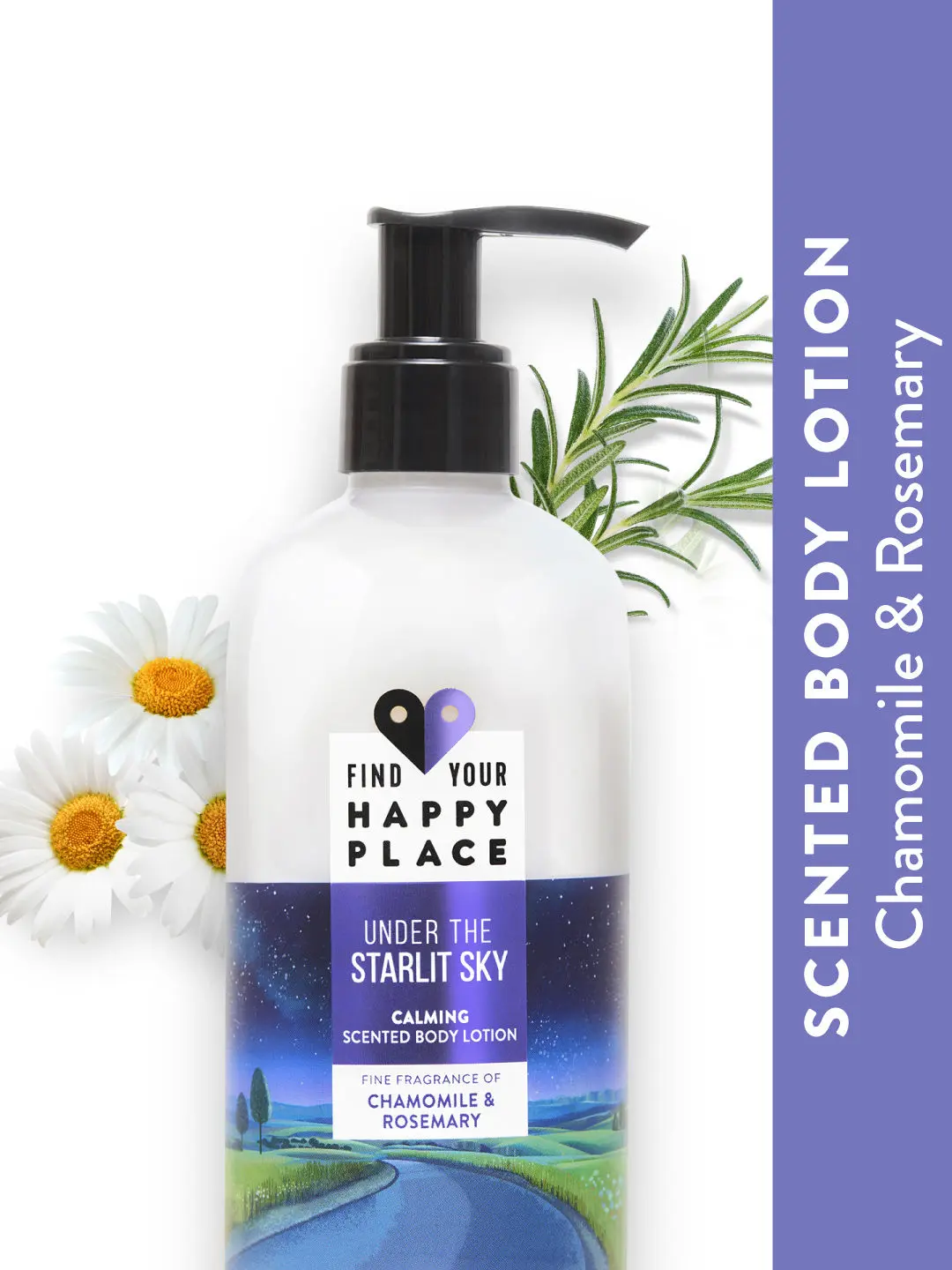 Find Your Happy Place - Under The Starlit Sky Moisturising Body Lotion Chamomile & Rosemary 300ml