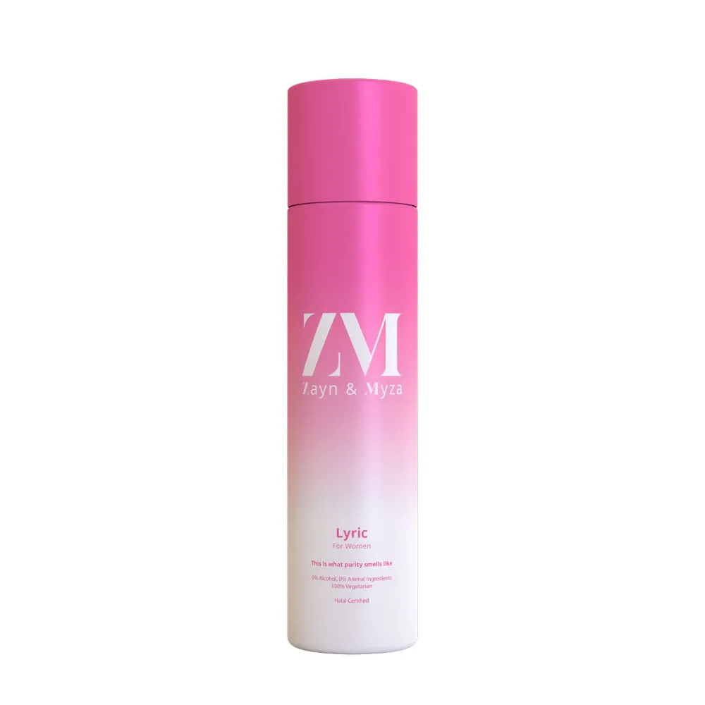 Zm Zayn & Myza Lyric No Alcohol Body Spray For Women