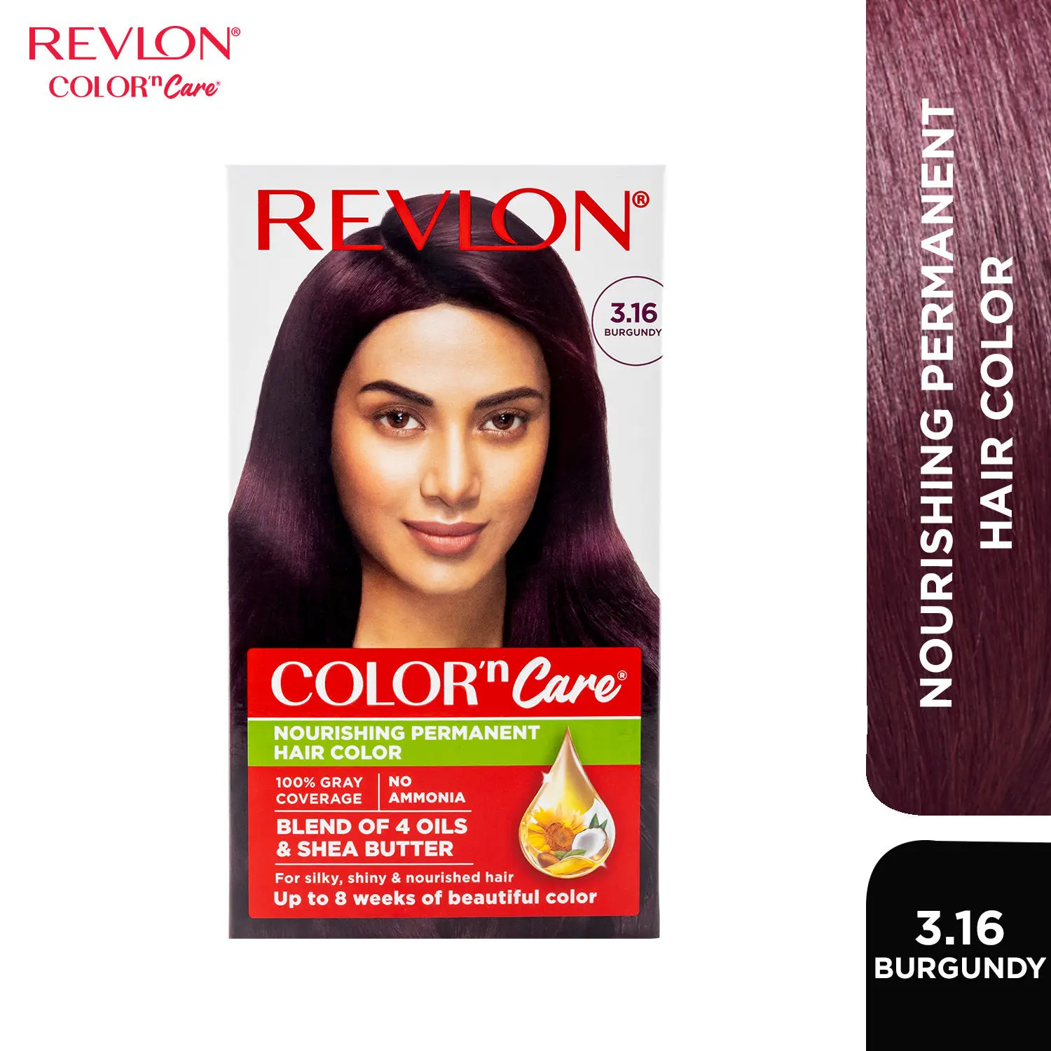 Revlon Color N Care Permanent Hair Color Cream 3.16 Burgundy 40 gm