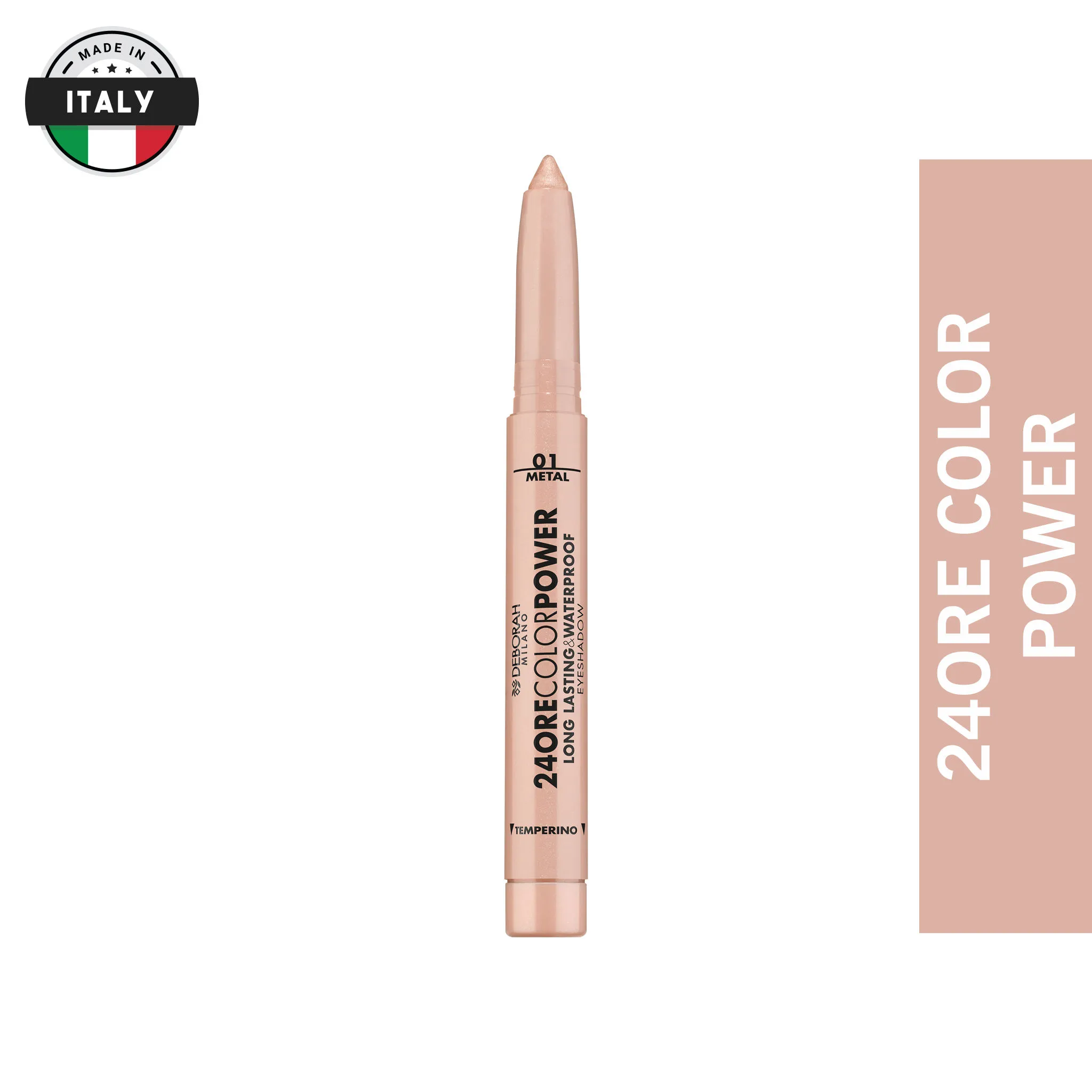 Deborah Milano 24Ore Color Power Long Lasting & Waterproof Eyeshadow - Champagne