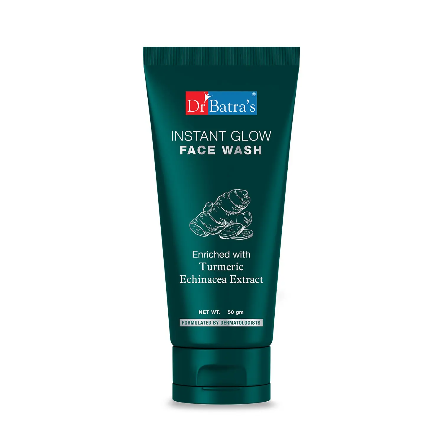 Dr Batra's Instant Glow Face Wash Enriched With Tumeric For Healthy & Glowing Skin - 50 gm