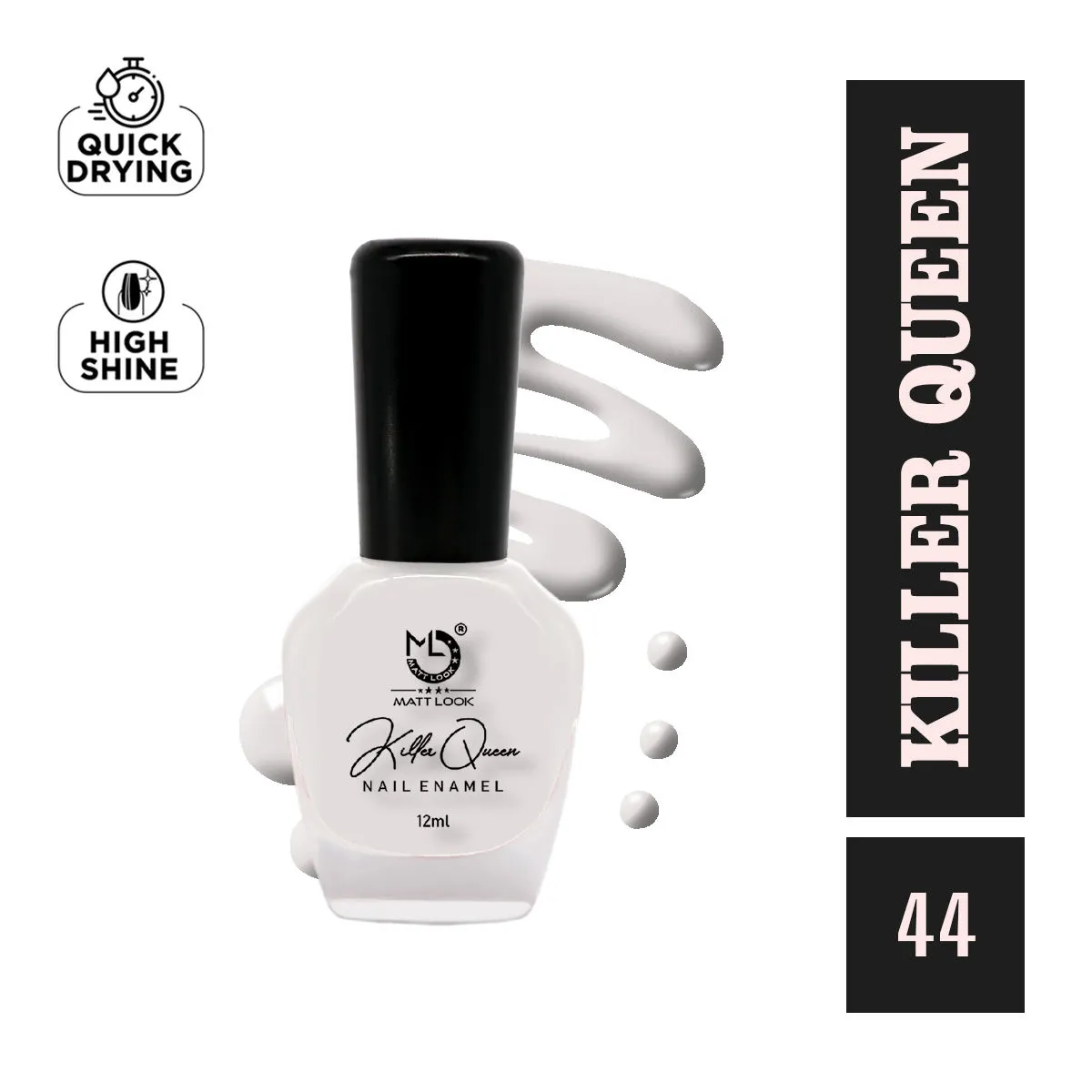 Matt look Killer Queen Nail Enamel - Shade-44