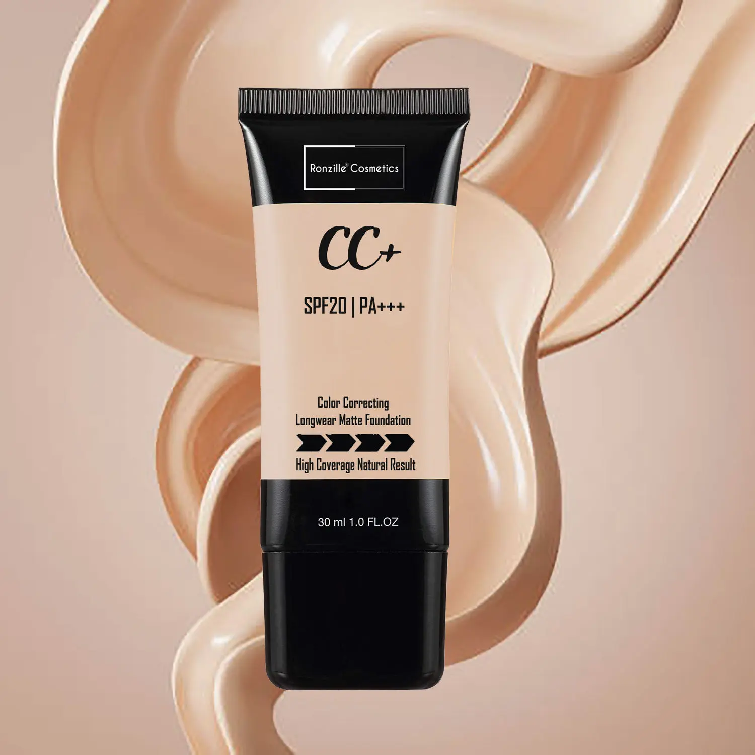 Ronzille Color Correcting Longwear Matte Foundation Tube 30 ml - 02