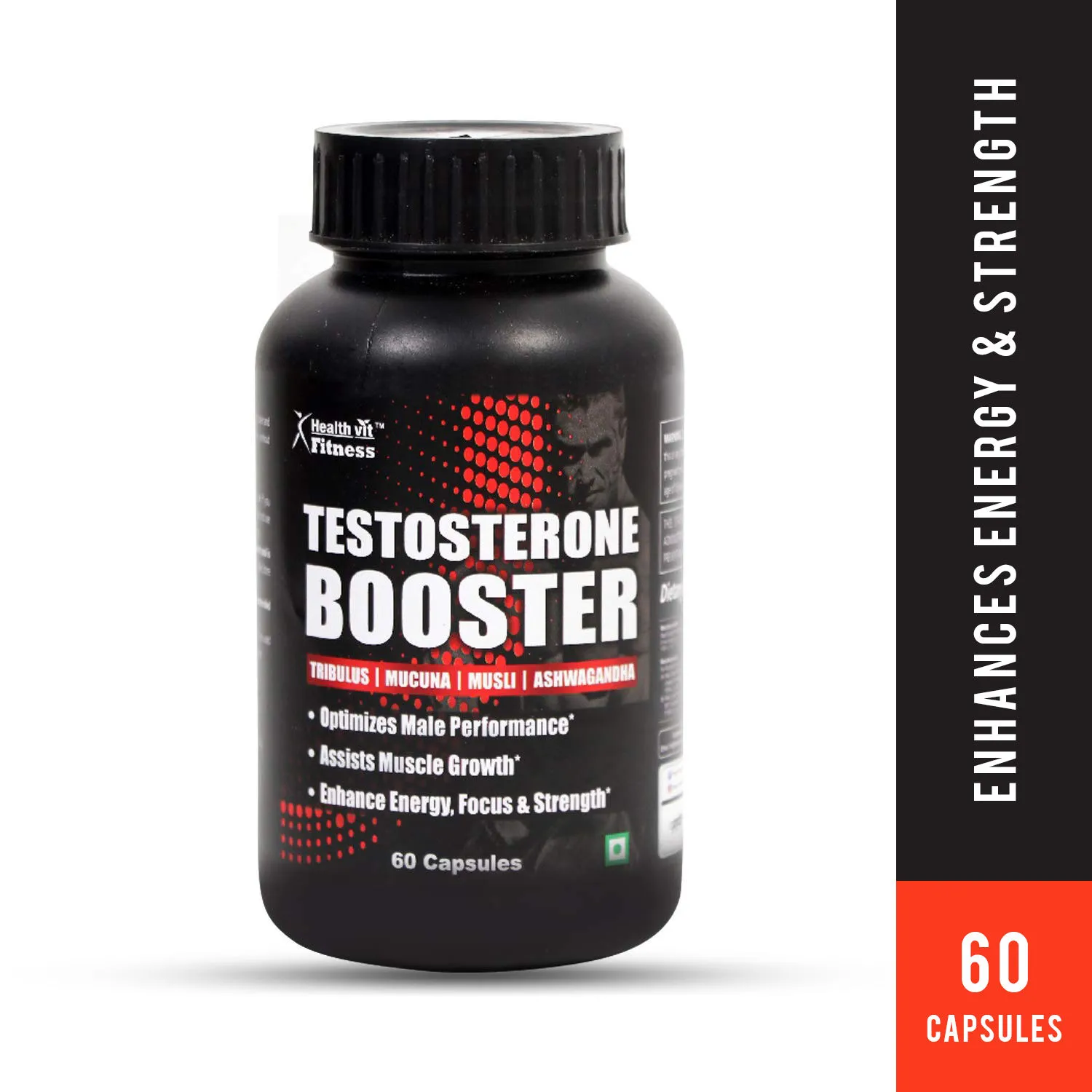 HealthVit Testosterone Booster 60 Capsules