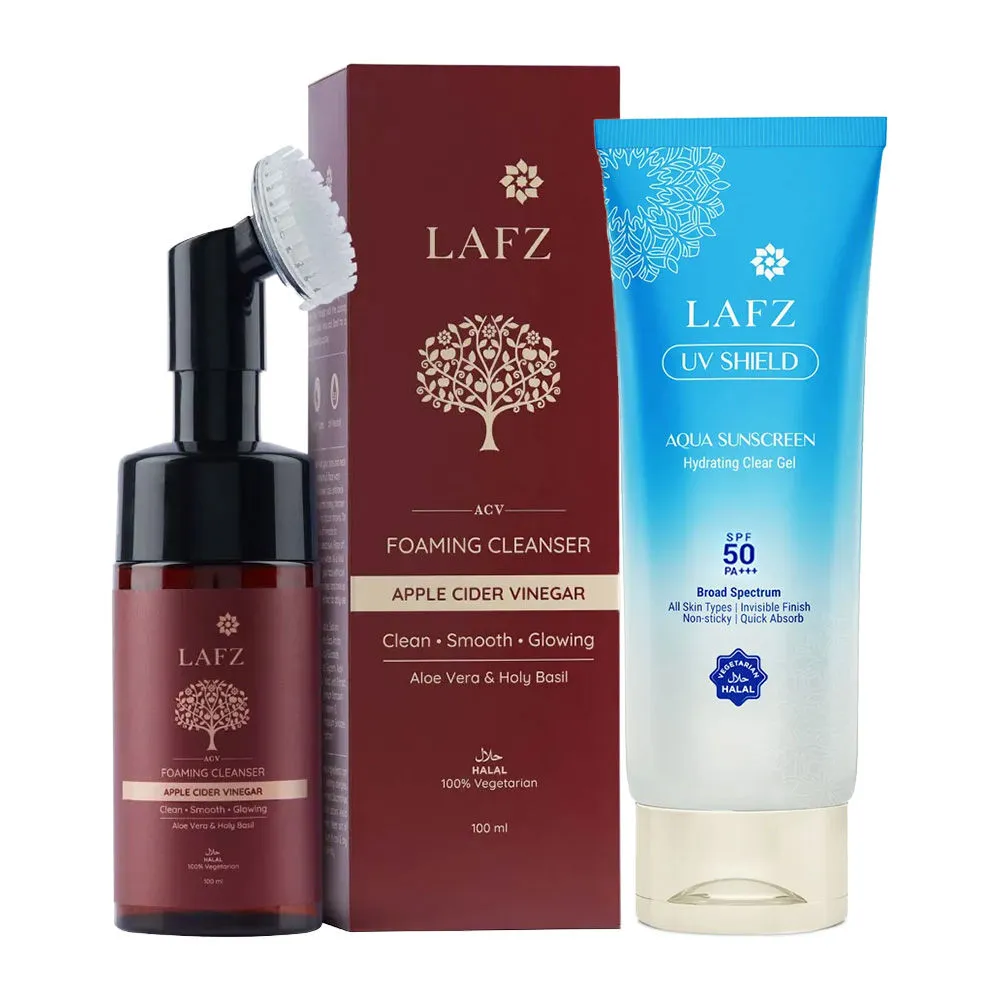 LAFZ Apple Cider Vinegar Face Wash + Sunscreen