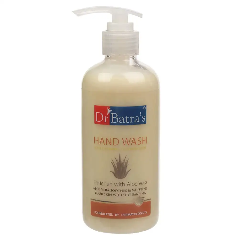 Dr Batra's Hand Wash,  Enriched with Aloe Vera  300 ml  Kills 99.99% of Germs