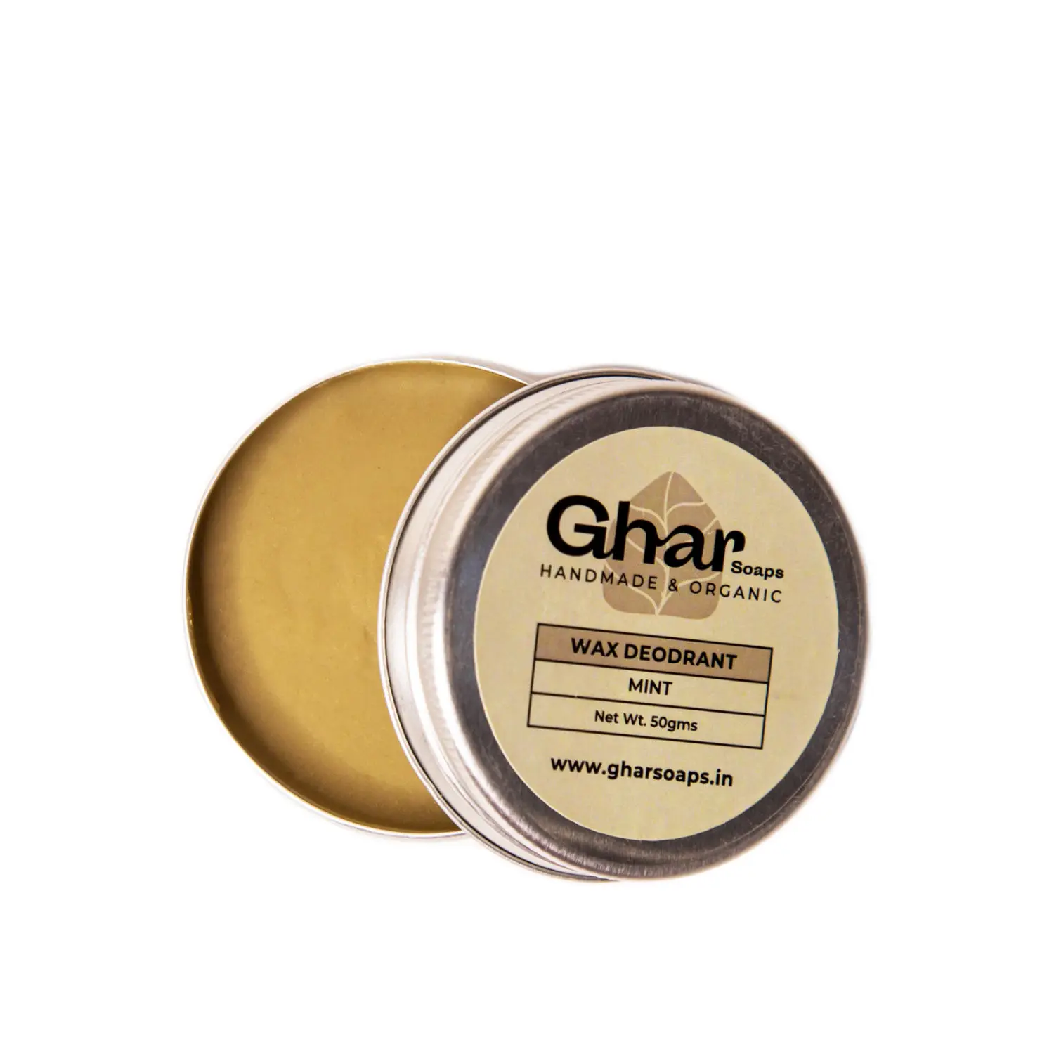 Ghar Soaps Organic Deodorant For Women And Men (Mint)