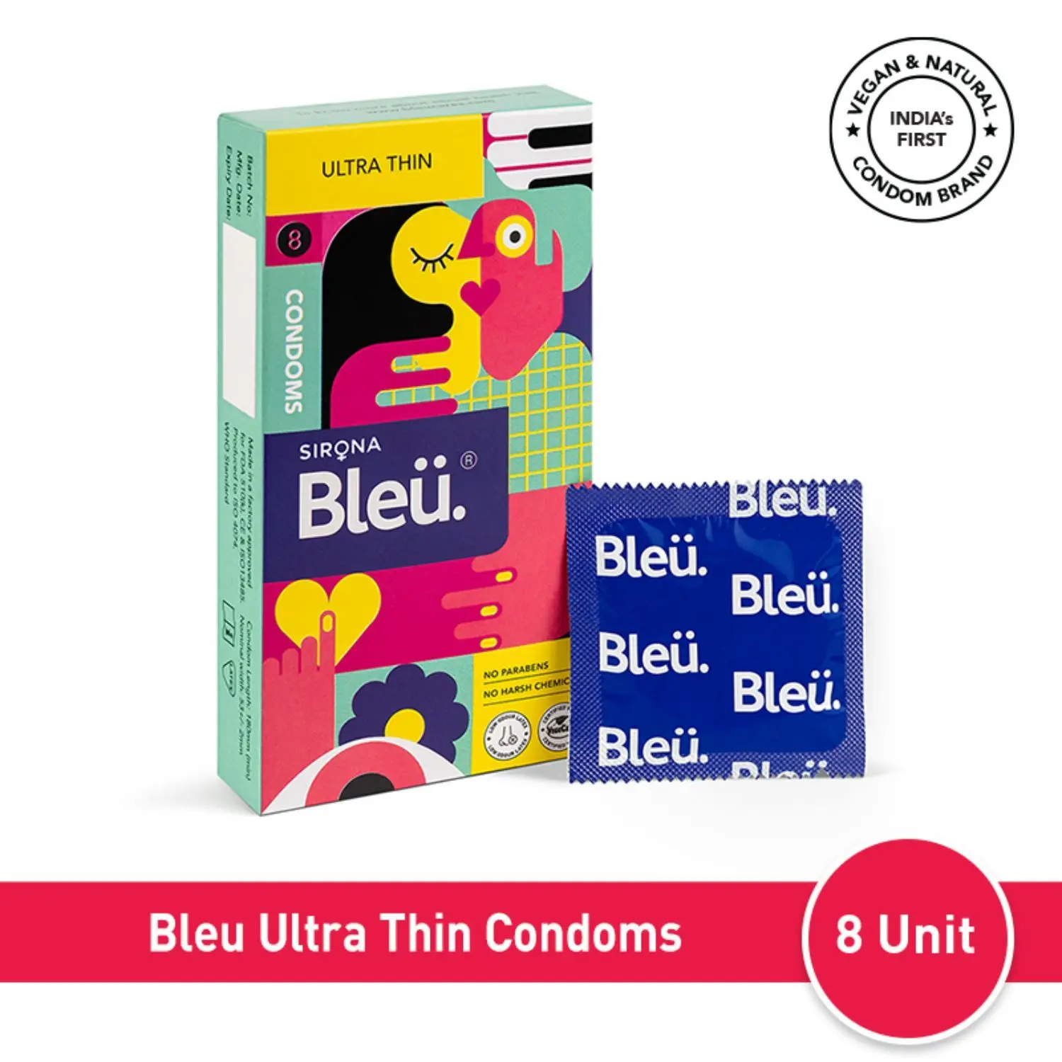 Sirona Bleu Super Ultra Thin Condoms for men