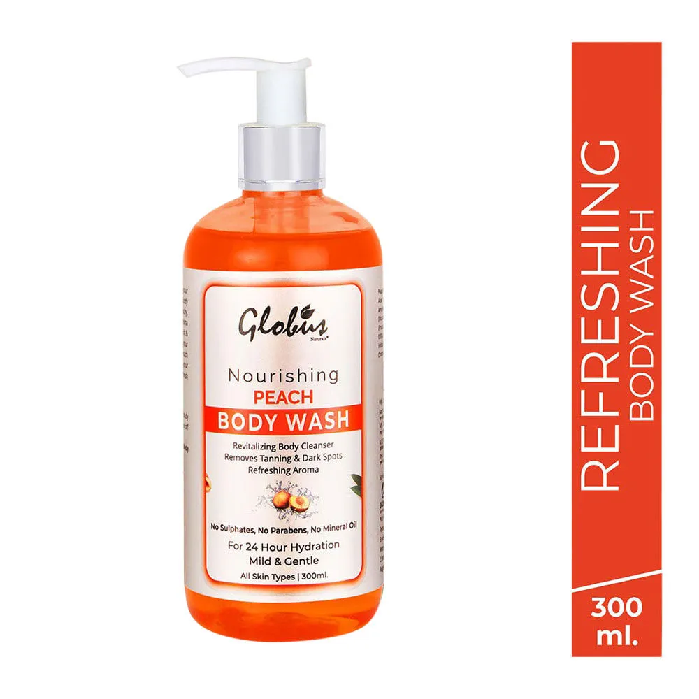 Globus Naturals Refreshing Peach Body Wash