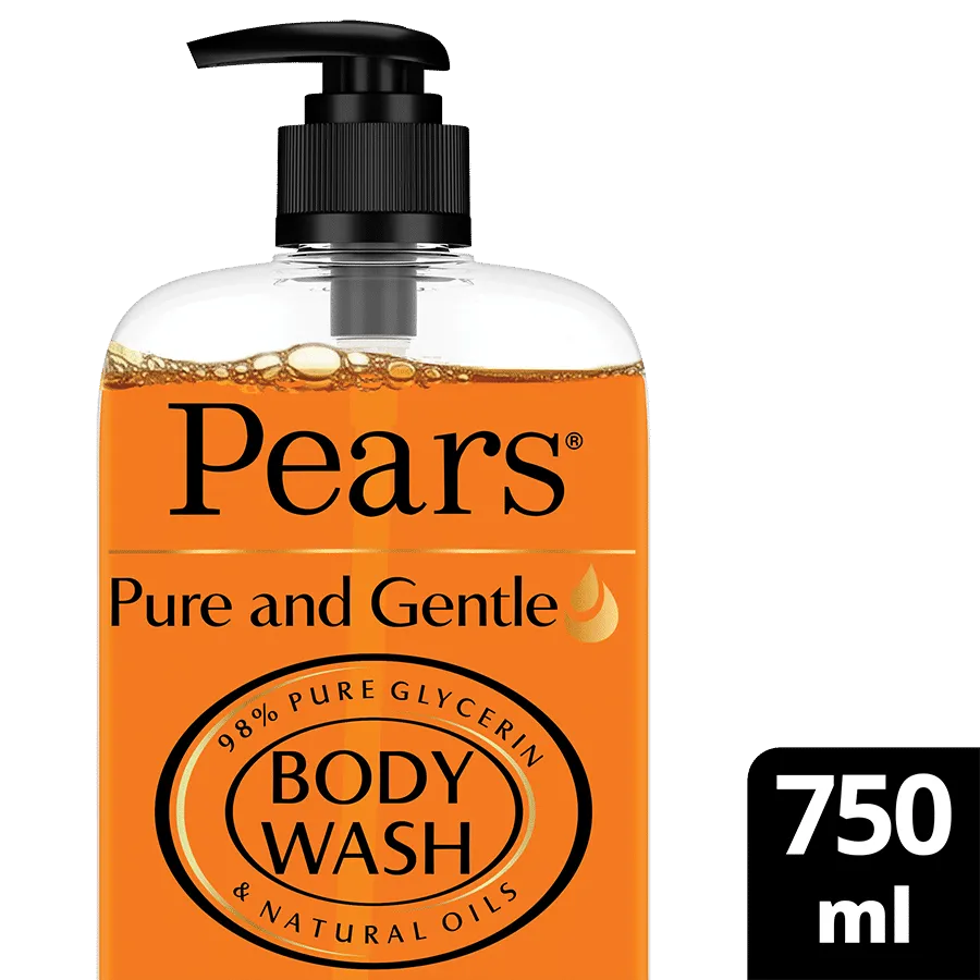 Pears Pure & Gentle Pure Glycrerin & Natural Oils 100% Soap Free (Body wash)