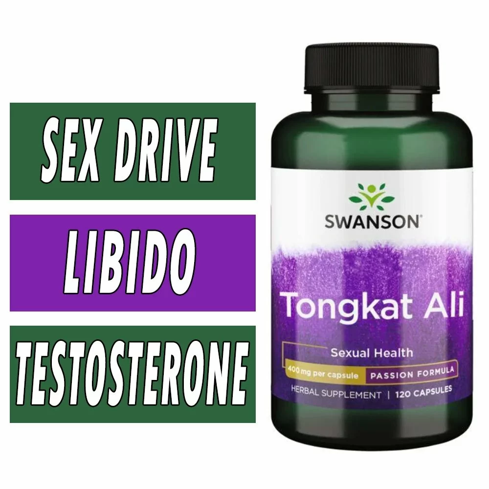 Swanson Tongkat Ali - 400 mg - 120 Caps - Sexual Health