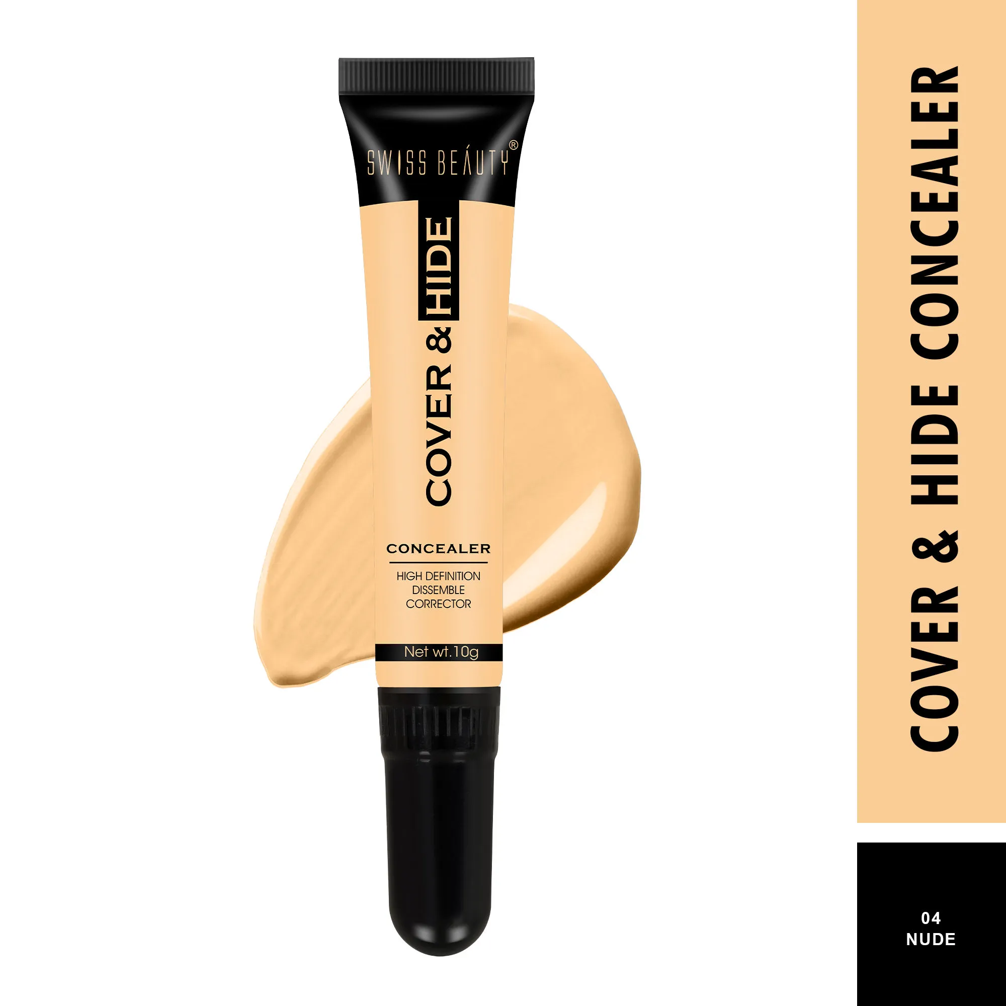 Swiss Beauty Cover & Hide Concealer - 04 Nude