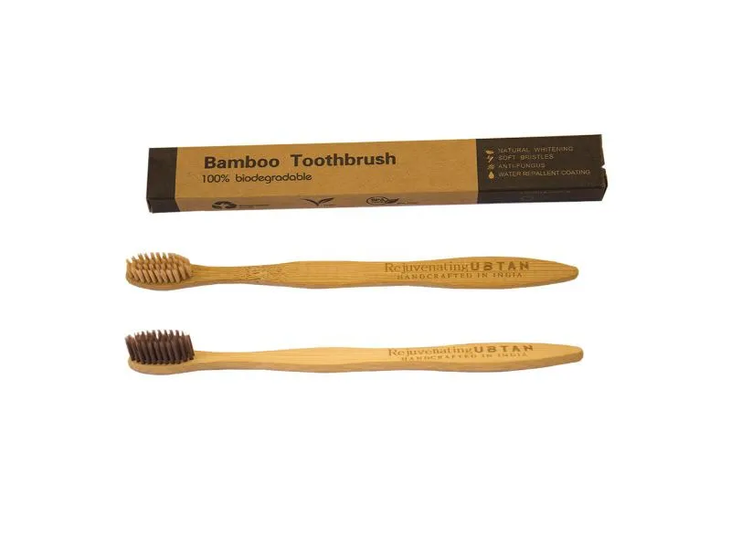 Rejuvenating UBTAN Bamboo Toothbrush - (Pack Of 2)