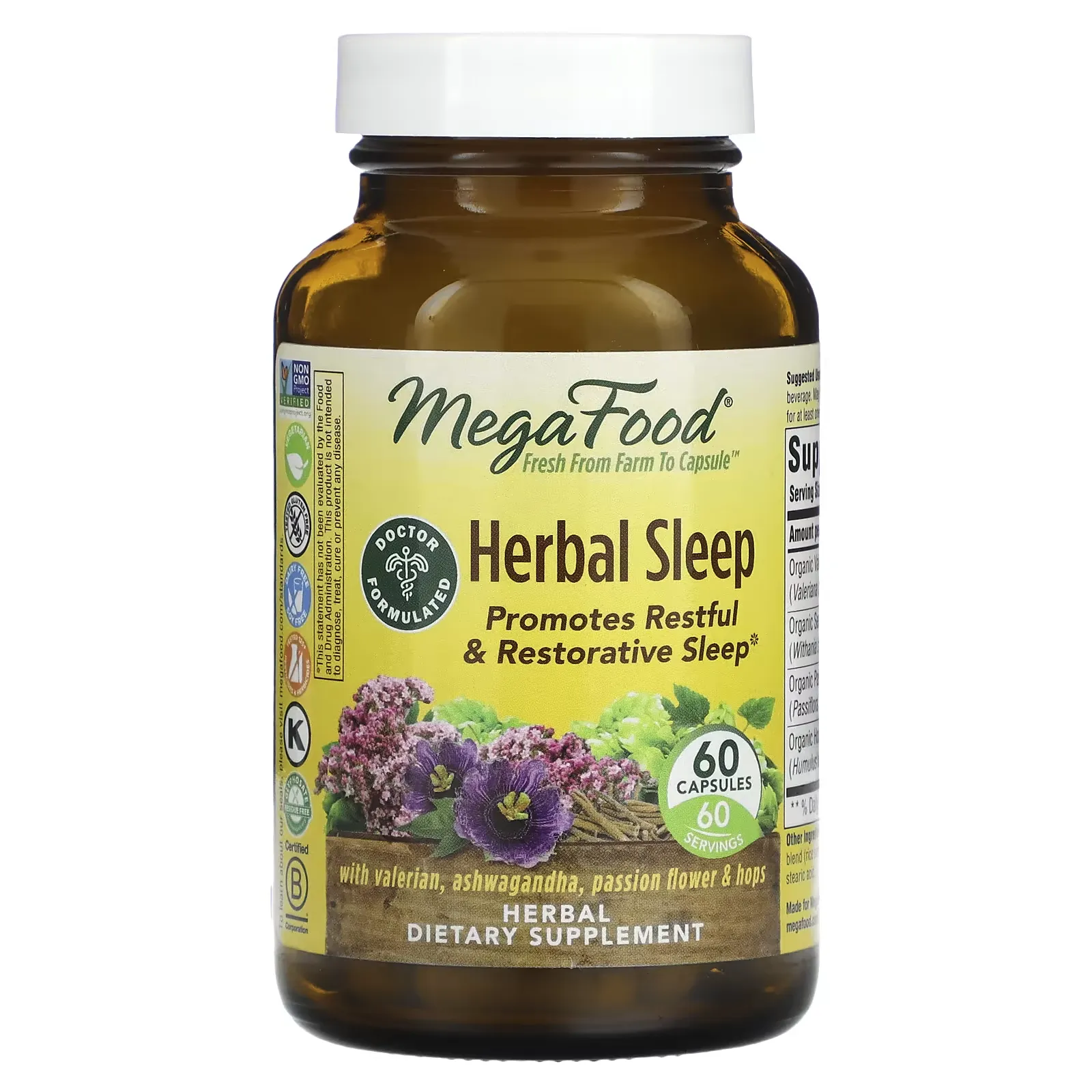 Herbal Sleep, 60 Capsules