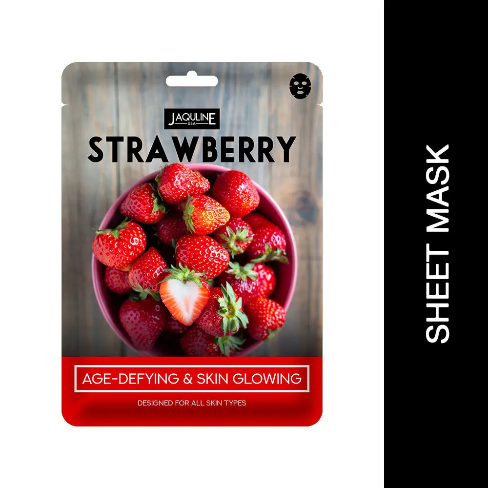 Jaquline USA Strawberry Sheet Mask