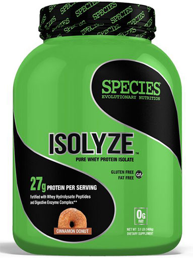 Isolyze, Protein, By Species Nutrition, Cinnamon Donut, 44 Servings