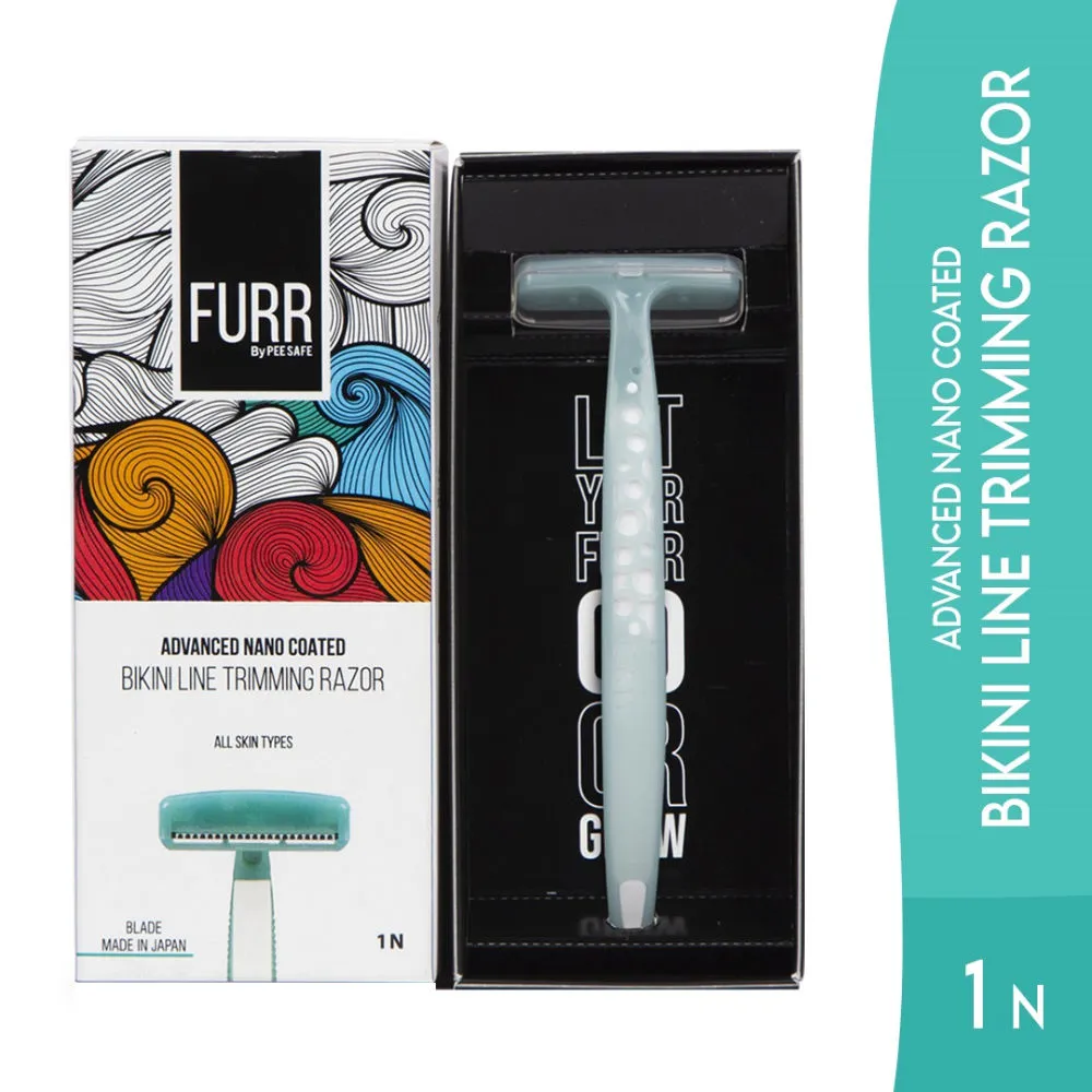 FURR Bikini Line Trimming Razor | For Painless Body Hair Removal Count 1