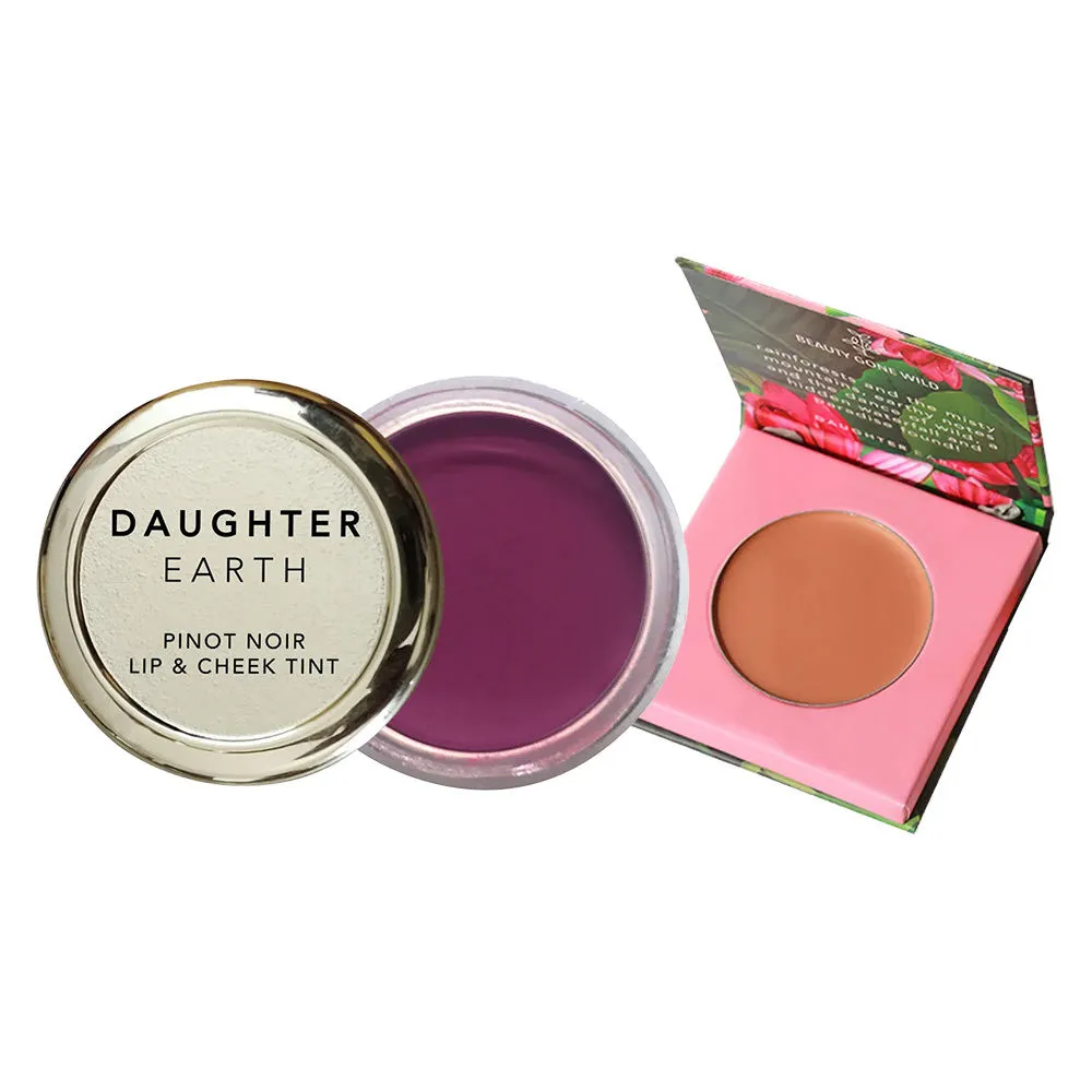 Daughter Earth Concealler (Latte) + Lip And Cheek Tint (Pinot Noir)