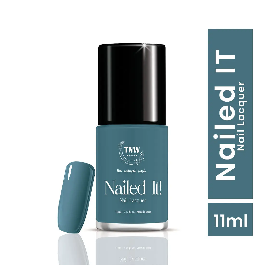 TNW -The Natural Wash Nailed It! - 02: Midnight Kiss | Nail Polish | Chip Resistant | Pigmented | Long Lasting | Quick Drying | Nail Care | 11ml