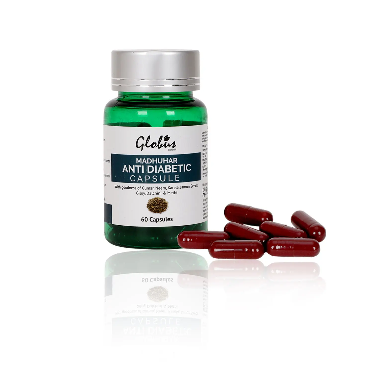 Globus Naturals Ayurvedic Anti-Diabetic Capsule (60 Cap)