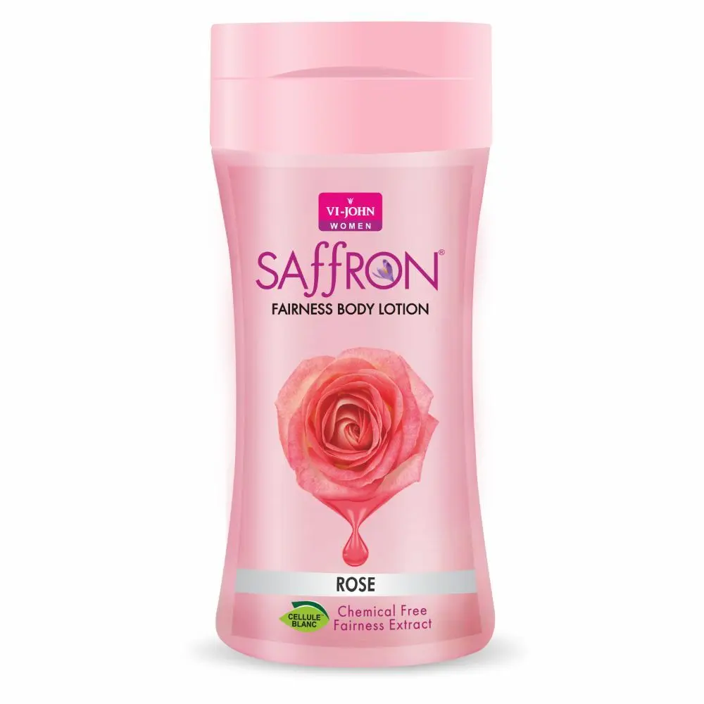 VI - JOHN Women Rose Skin -Ageing Non greasy Chemical Free Fairness Extract Saffron Fairness Body Lotion Enriched with Vitamin E, moisturizes skin upto 48 hour(pack of 1,250 Ml )