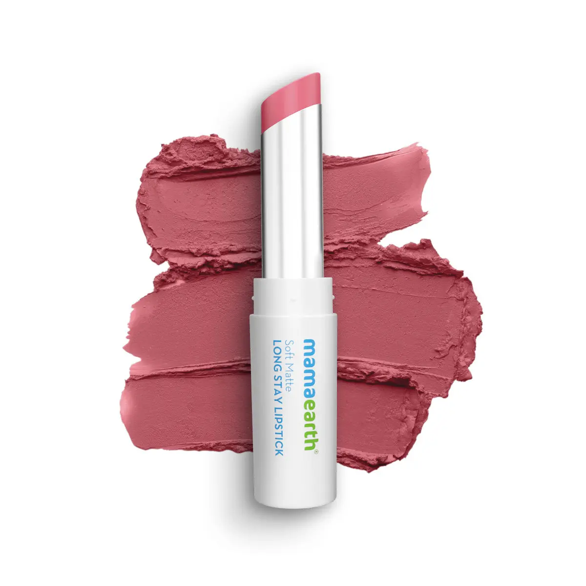 Mamaearth Soft Matte Long Stay Lipsticks with Jojoba Oil & Vitamin E for 12 Hour - Berry Nude-3.5g