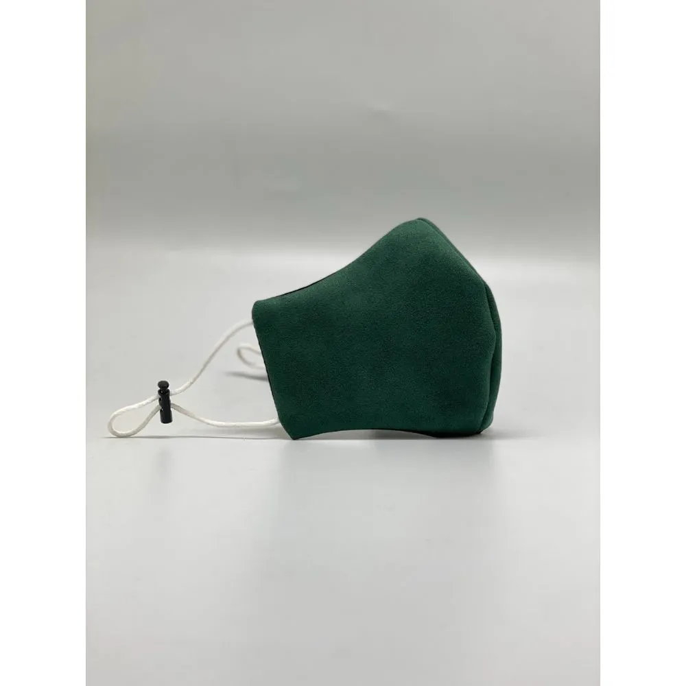 The Tie Hub Green Suede Mask For Men