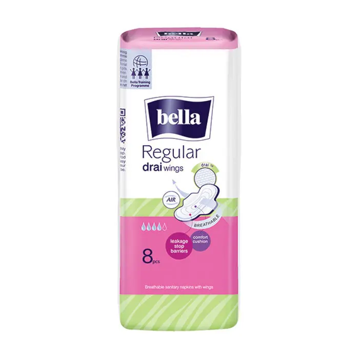 Bella Regular Drai Wings  Sanitary Pads 8 Pcs