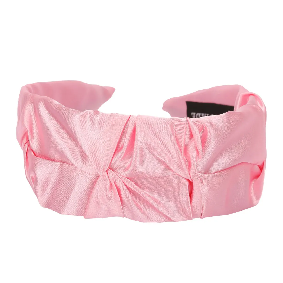 YouBella Hair Jewellery Satin Fabric Broad Pink Head Band (YBHAIR_41336)