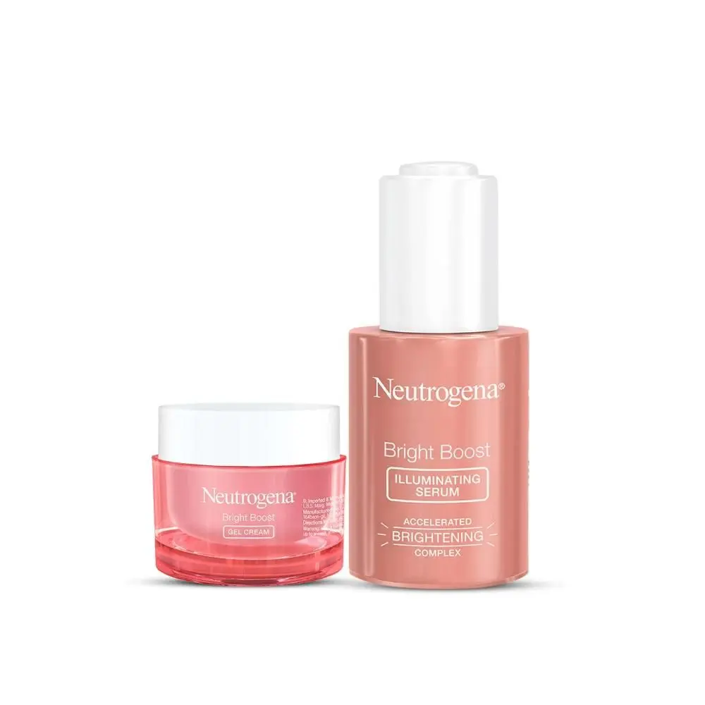 Neutrogena Bright Boost Gel Cream 15g & Neutrogena Bright Boost Illuminating Serum 30ml