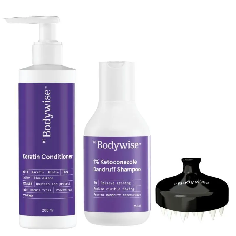 Be Bodywise Dandruff Control Kit (Massager + ADS + Conditioner)