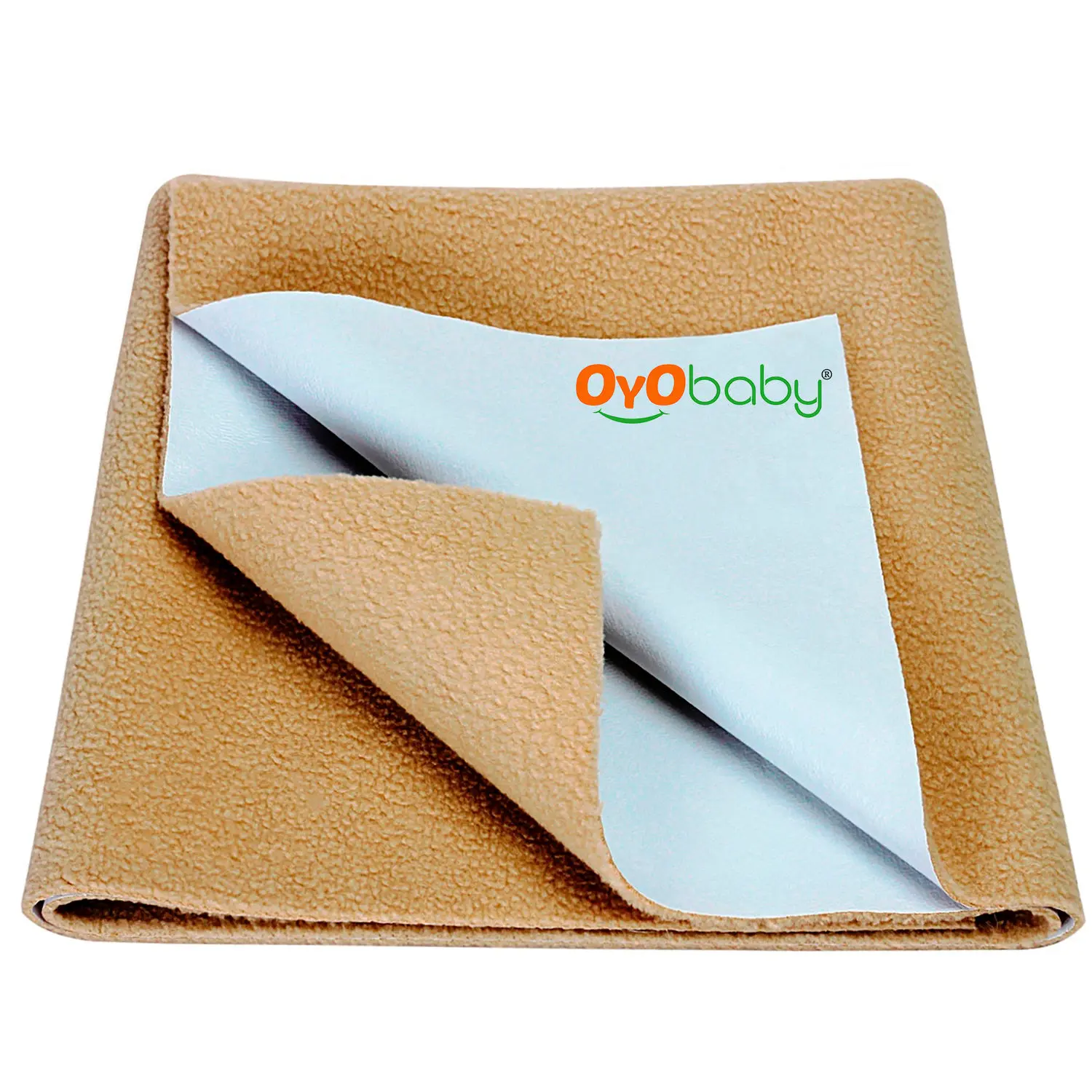 OYO Baby Waterproof Bed Protector Baby Dry Sheet, Large, Beige (140 cm x 100 cm)