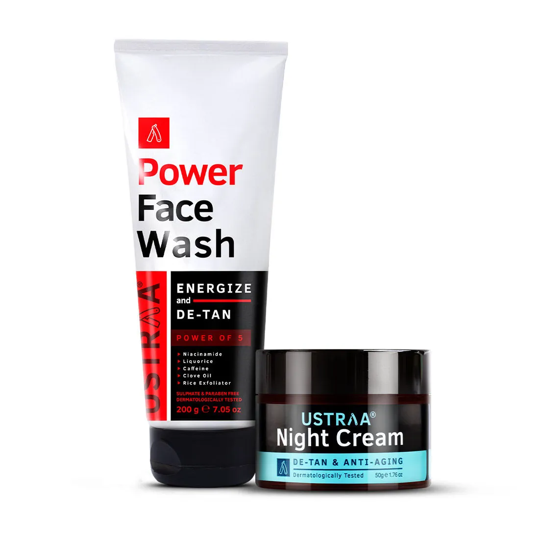 Ustraa Power Face Wash De-tan & Night Cream