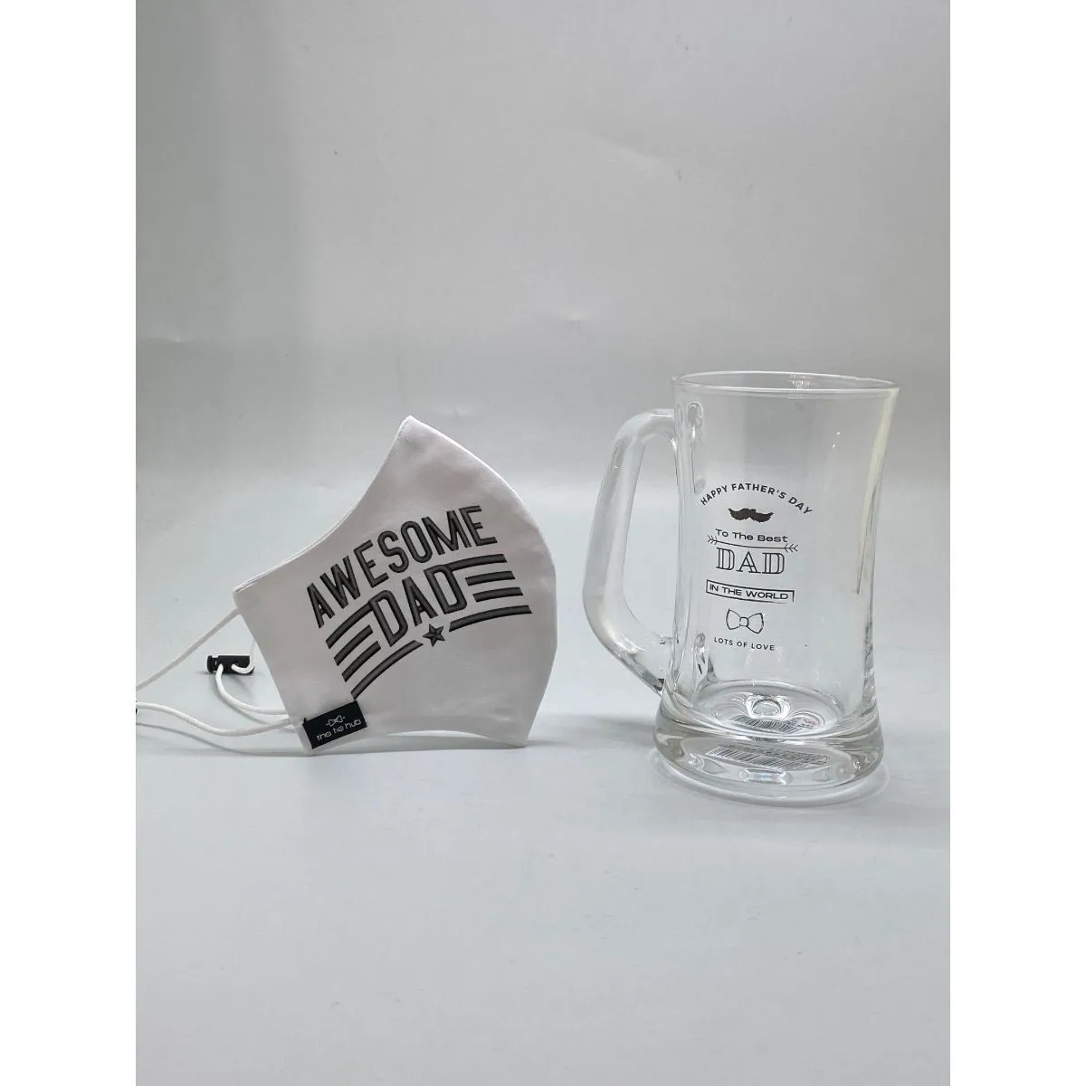 The Tie Hub AWESOME Dad Face Mask with Beer Mug