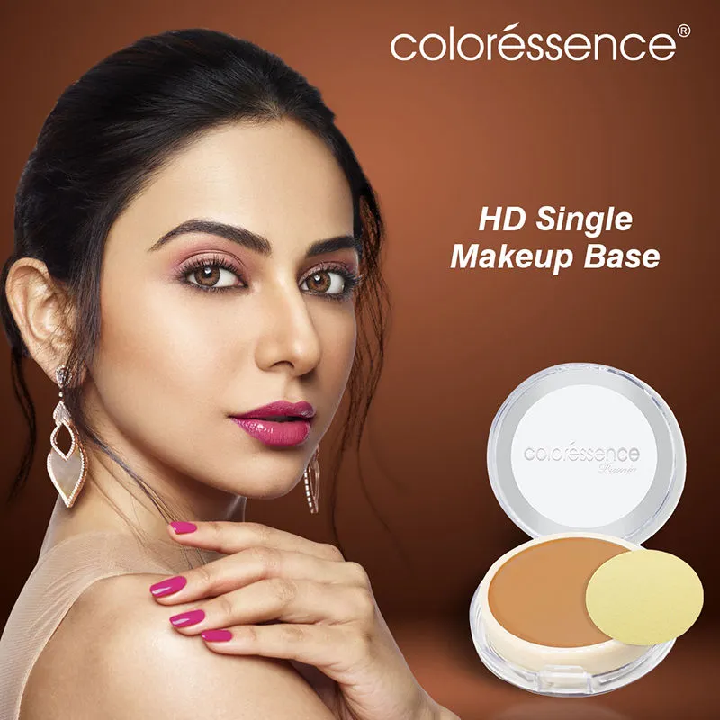 Coloressence Single HD Makeup Base Cream Foundation Pancake Long Stay Waterproof Matte Finish HDM-4