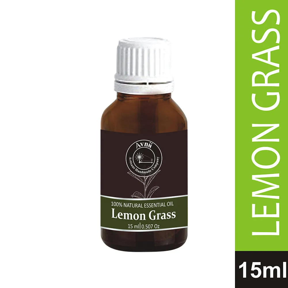 Avnii Organics Natural Lemon Grass Essential Oil