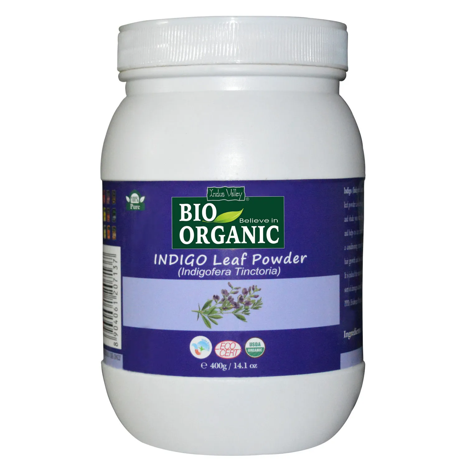 Indus Valley Bio Organic Indigo Leaf Powder (Indigofera Tinctoria)