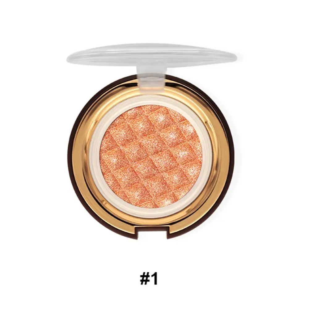 Charmacy Milano Baked Illuminator (Brown 02) - 4g, Chrome Metallic Highlighter, Smooth Texture, Radiant Finish, Easy to Blend, Luminous Glow, Vegan, Cruelty-Free, Non - Toxin