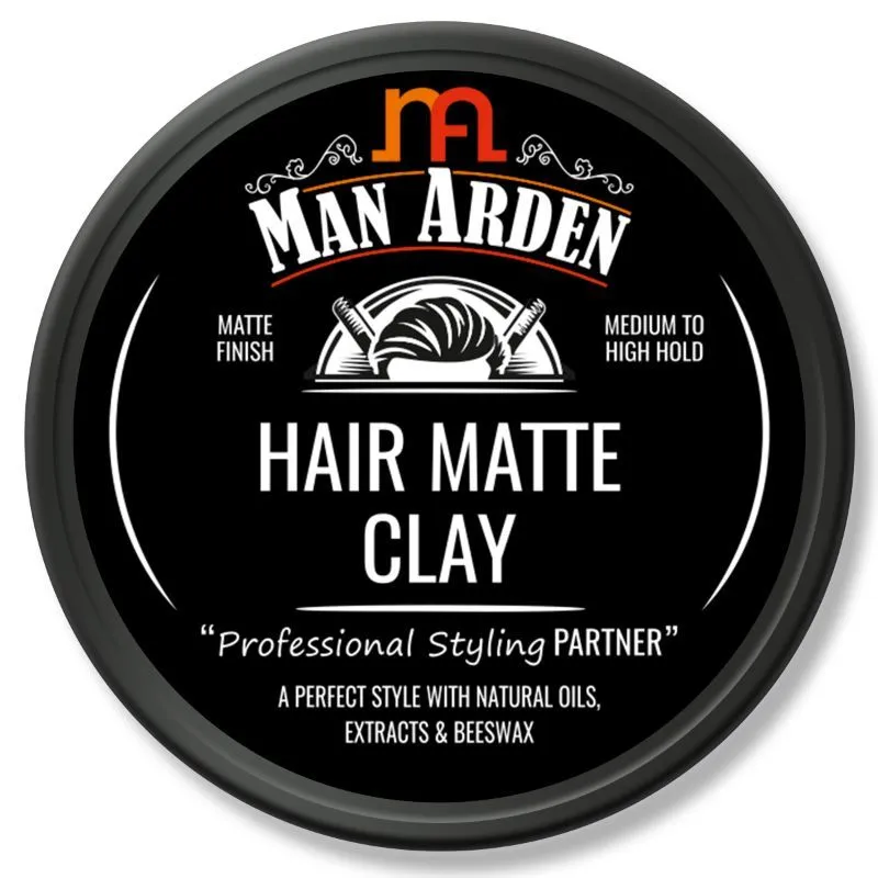 Man Arden Hair Matte Clay Professional Styling For Matte Finish