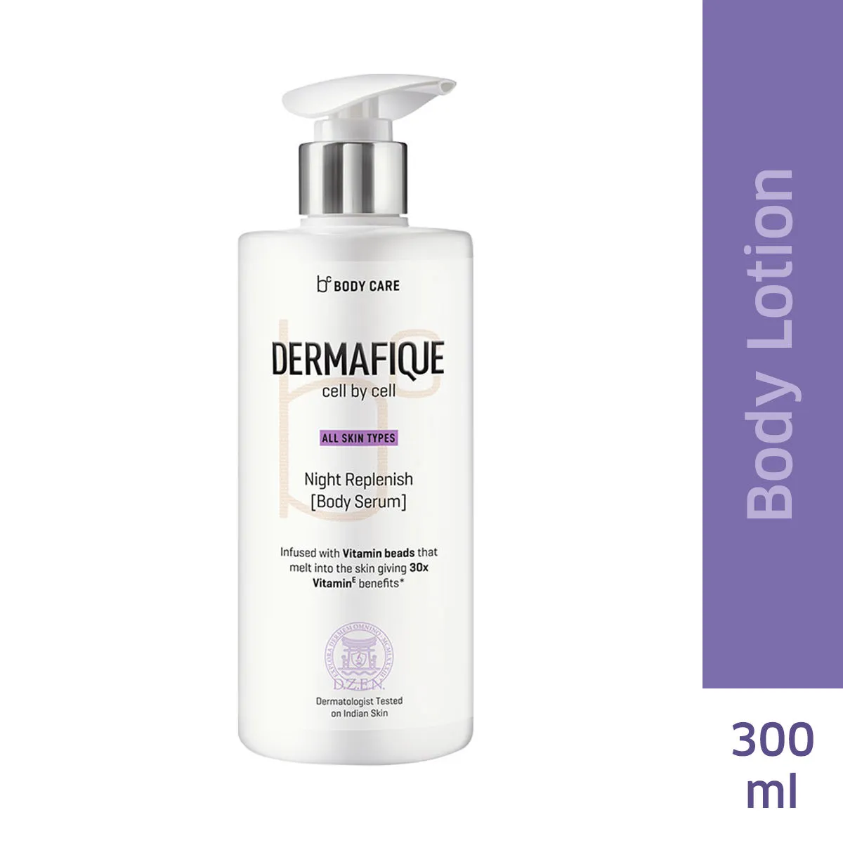 Dermafique Night Replenish Body Serum, Body Lotion for Night Regeneration & moisturization