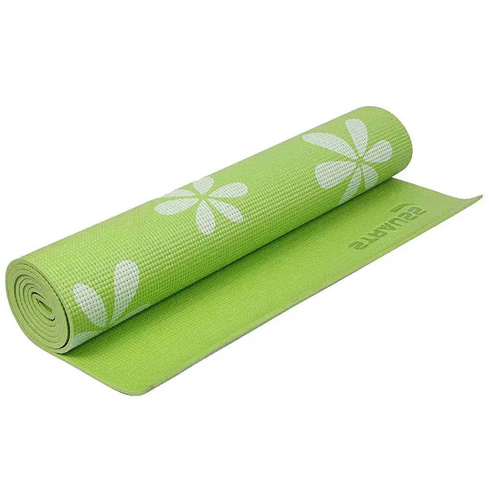 Strauss Floral Yoga Mat,  Green  6 mm