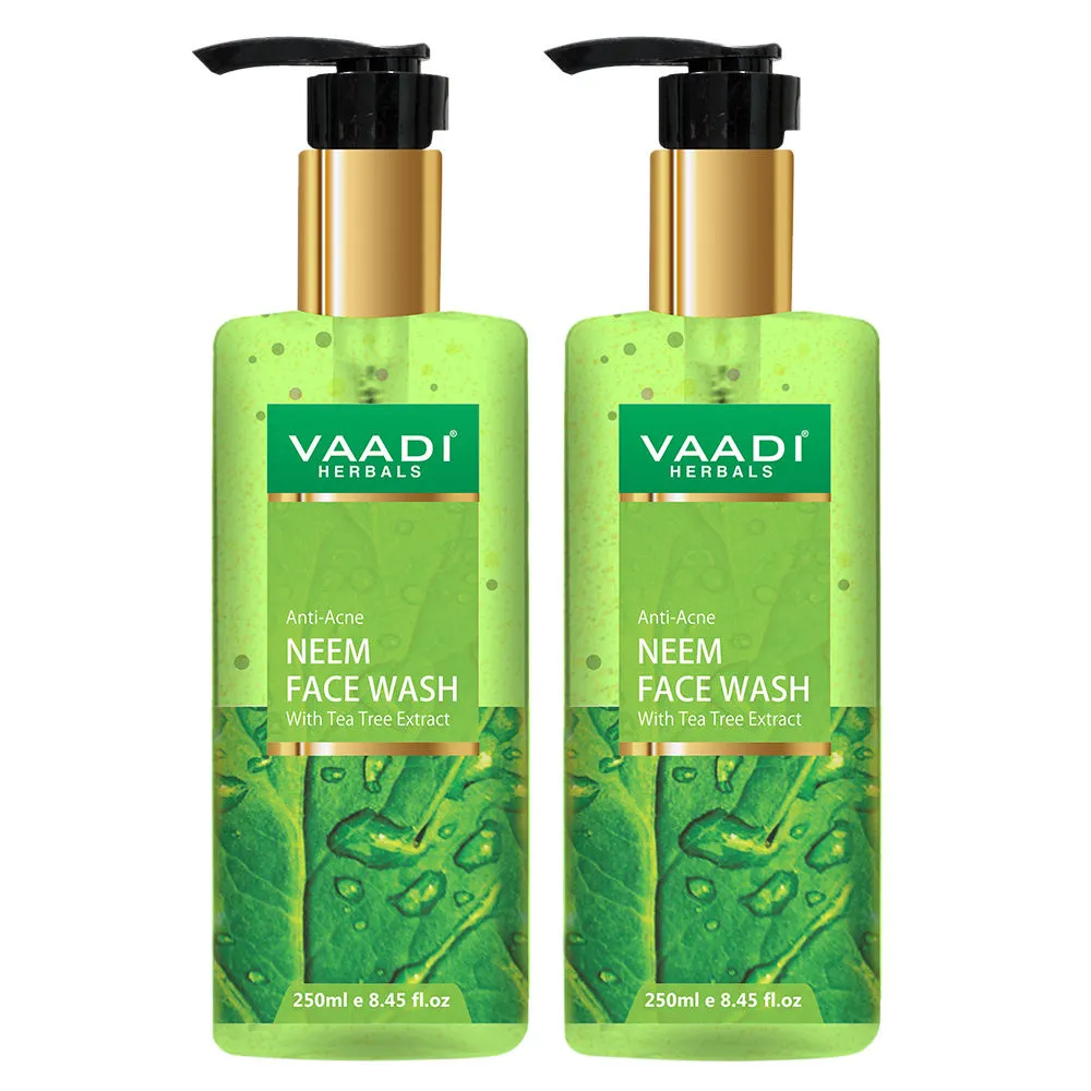 Vaadi Herbals Anti-Acne Neem Face Wash - Pack Of 2