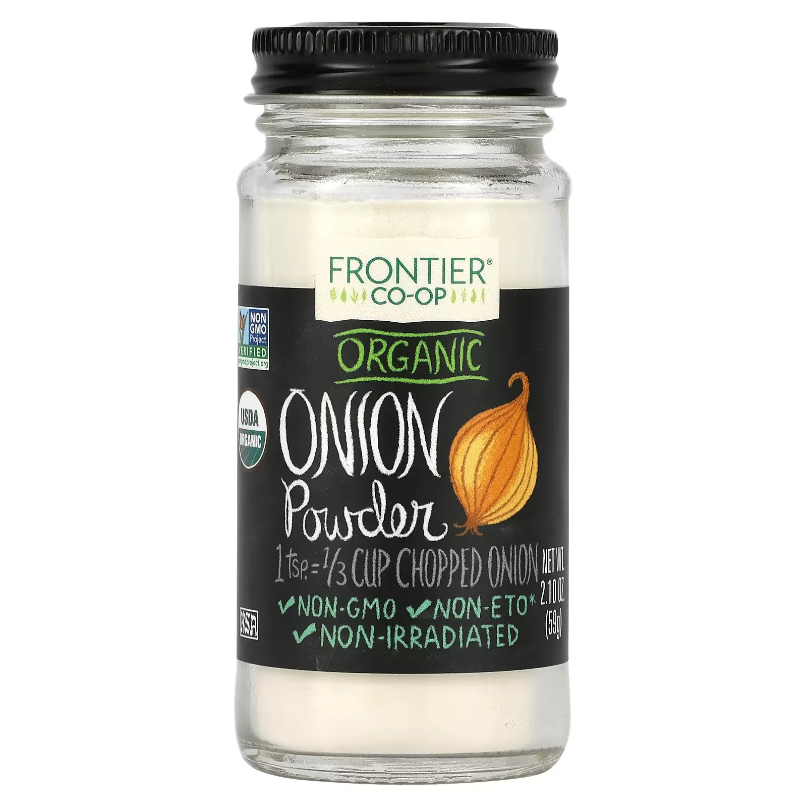 Organic Onion Powder, 2.1 oz (59 g)