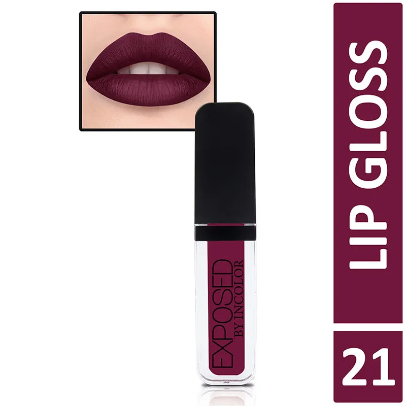 Incolor Exposed Soft Matte Lipgloss - 21