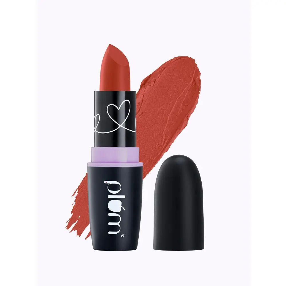 Plum Matterrific Lipstick | Highly Pigmented | Nourishing & Non-Drying | 100% Vegan & Cruelty Free | On The Peach - 133 (Coral Peach Nude)