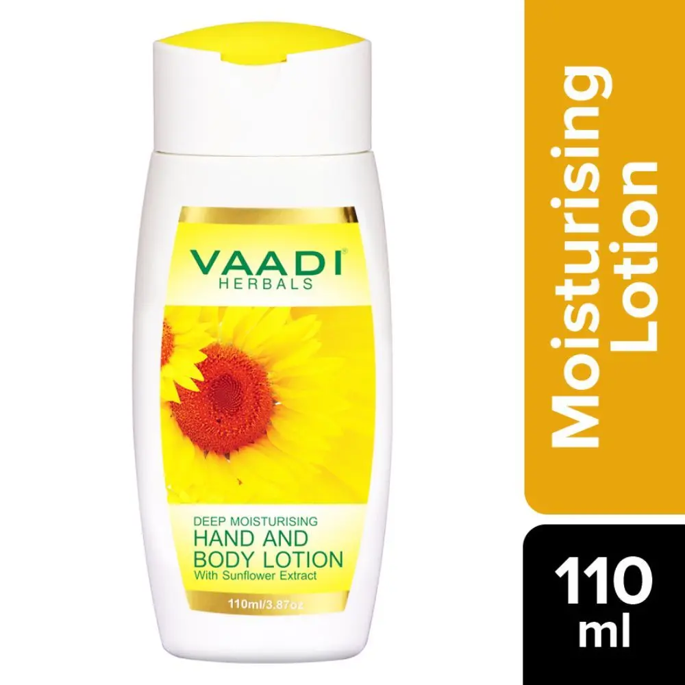 Vaadi Herbals Hand & Body Lotion With Sunflower Extract (110 ml)