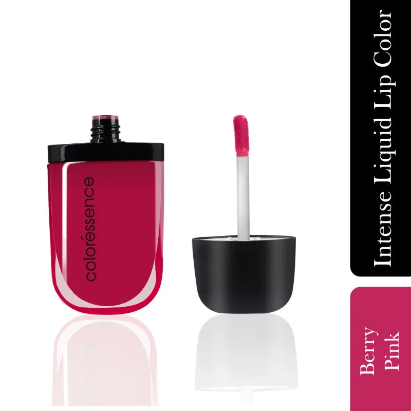 Coloressence Intense Matte Liquid Lip Color Stays Upto 8 Hrs Waterproof Lipstick, Berry Pink