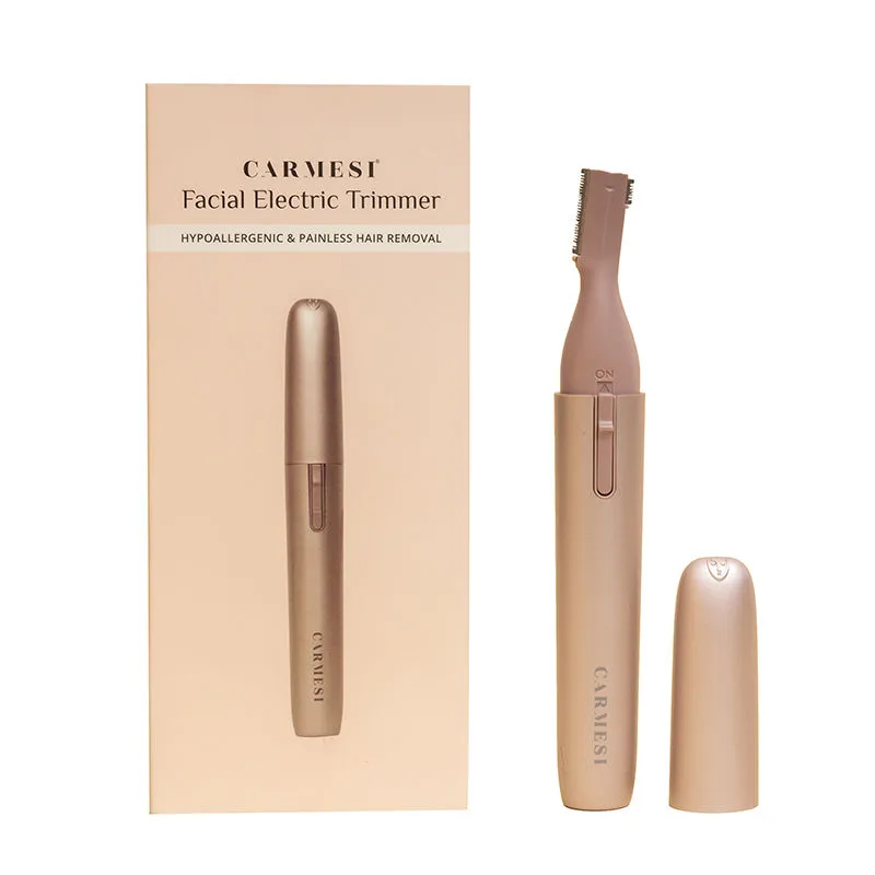 Carmesi Facial Electric Trimmer For Women Hypoallergenic & Painless Hair Removal Eyebrow Comb